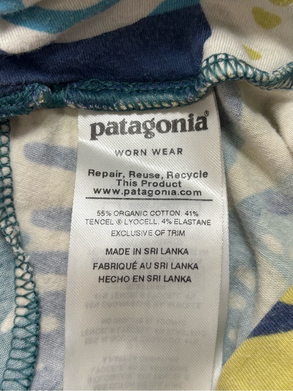Patagonia Midi Halter Dress Tropical Floral Print Cotton Granola Girl Camping - Picture 5 of 7